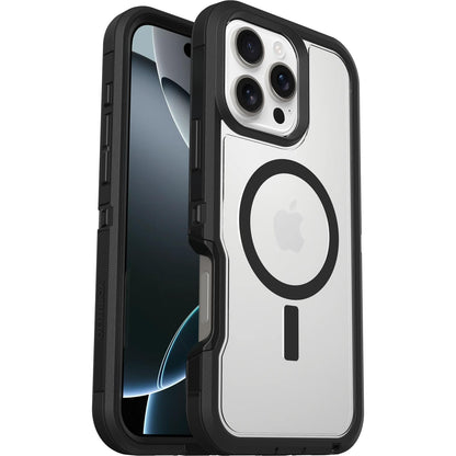 OtterBox - Funda Transparente para iPhone 16 Pro MAX Defender Series XT - Lado Oscuro (Unidad única se envía en Bolsa de plástico)