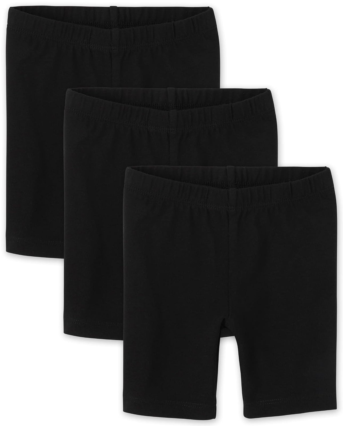 The Children's Place Pantalones Cortos de Bicicleta para niñas pequeñas, Paquete de 3 Pantalones Cortos para Niñas