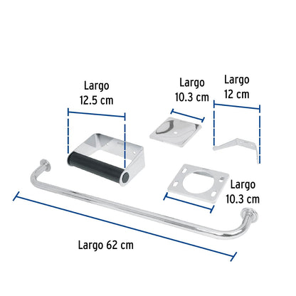 Foset Basic A-800, Juego de 5 accesorios para baño