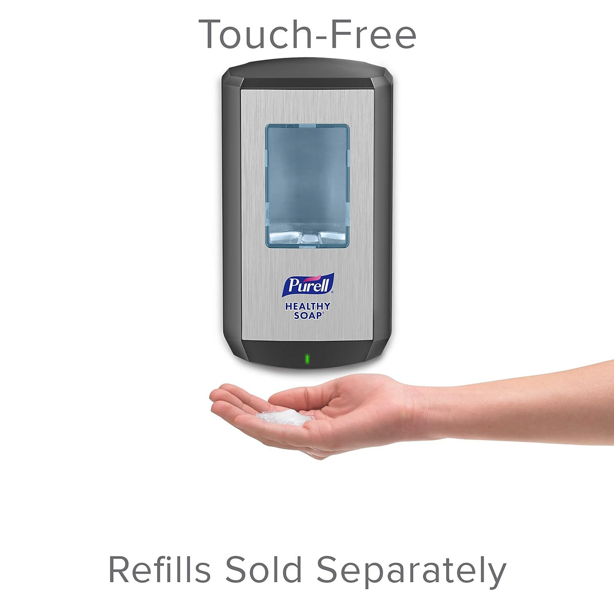 PURELL CS8 Dispensador automático de jabón de manos, grafito, para recambios de jabón PURELL CS8 de 1200 ml (paquete de 1) - 7834-01 - Fabricado por GOJO, Inc.
