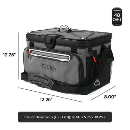 Arctic Zone Titan Deep Freeze Zipperless Hardbody Coolers - Sizes: 9, 16, 30 and 48 Can - Colors: Navy, Moss, Process Blue, Pine, Citrus, Gray, Blue Lagoon