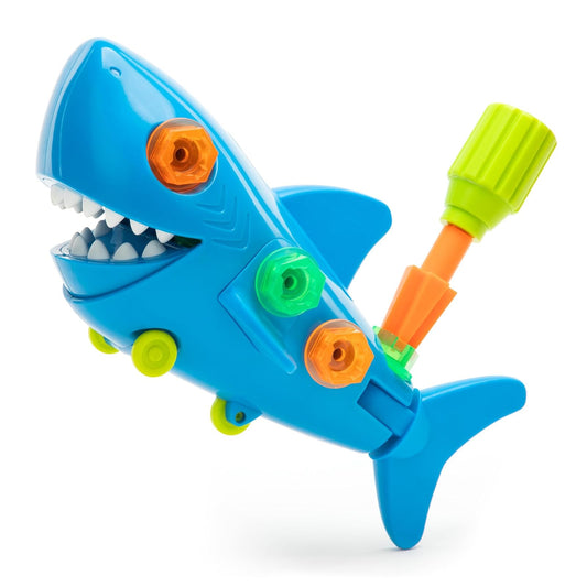 Educational Insights Design & Drill® Shark - Juguetes Educativos para Niños 3+ años, Juguetes Stem, Juguetes de Tiburon