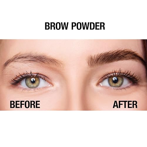 Palladio Polvo para Cejas Auburn - Suave y Natural, Compacto para Bolso o Viajes