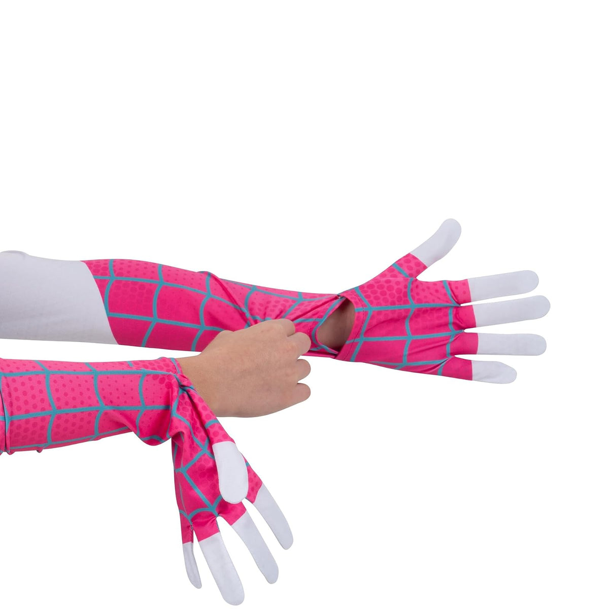 Disfraz de Spider-Gwen Zentai para niños, disfraz de Marvel, talla M