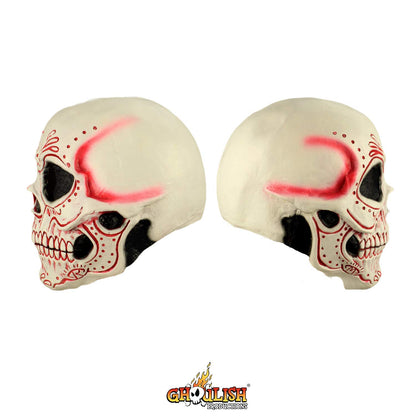 Máscara de Catrina Calavera Calaca de Día de Muertos de México Disfraz de Fiesta Mexicana