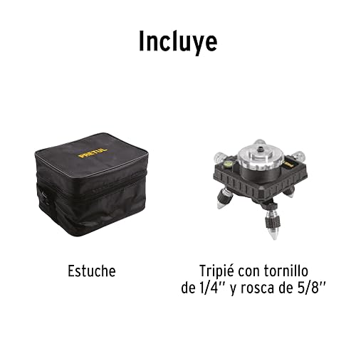 Pretul NL-12P, Nivel láser luz verde recargable con estuche 12 líneas