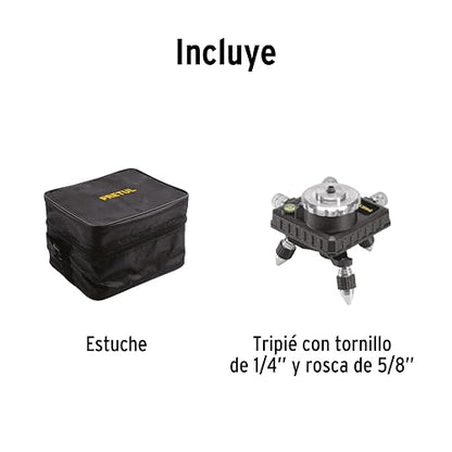 Pretul NL-12P, Nivel láser luz verde recargable con estuche 12 líneas