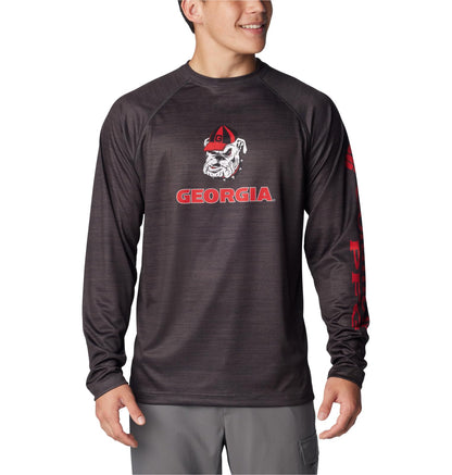 Columbia Camisa de Manga Larga Collegiate Terminal Tackle Heather Camisa de Senderismo para Hombre