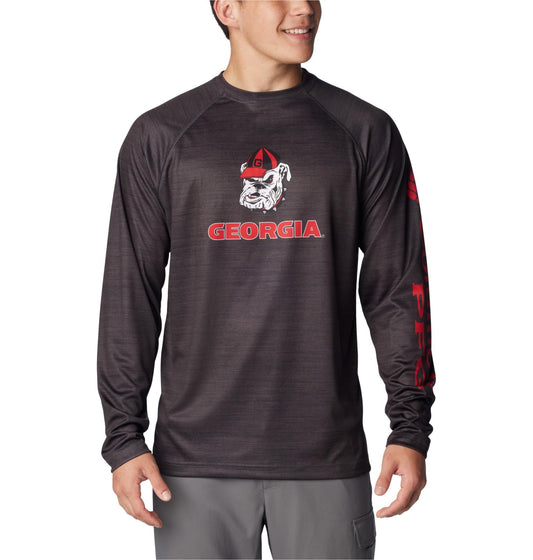 Columbia Camisa de Manga Larga Collegiate Terminal Tackle Heather Camisa de Senderismo para Hombre