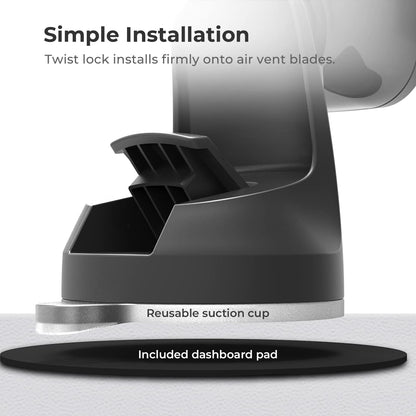 iOttie iTap 2 Soporte magnético para salpicadero de Automóvil || Cuna para Samsung Galaxy S22, Google Pixel 7, Motorola Moto G, OnePlus 10, Sony Xperia y Otros Smartphones Android