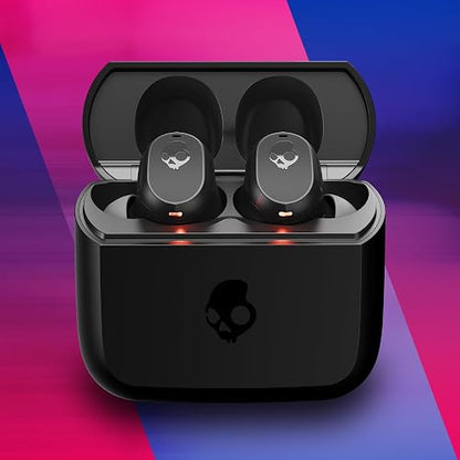 Audífonos Skullcandy Mod In-Ear Inalámbricos, 34 Horas de Batería, Micrófono, Compatibles con iPhone, Android y Dispositivos Bluetooth, Negro