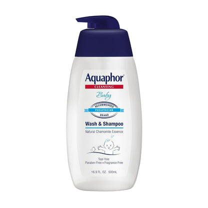Aquaphor Baby Wash & Shampoo 16.9 Fluid Ounce
