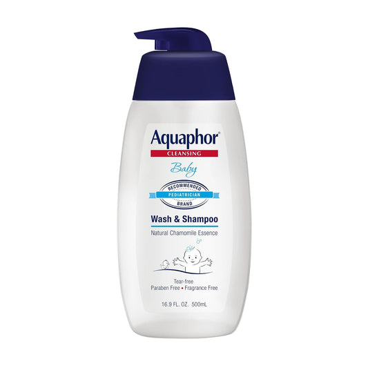 Aquaphor Baby Wash & Shampoo 16.9 Fluid Ounce