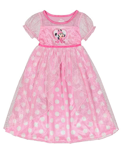 Disney Camisón de Fantasía para Niña - Love Minnie - 4 Años