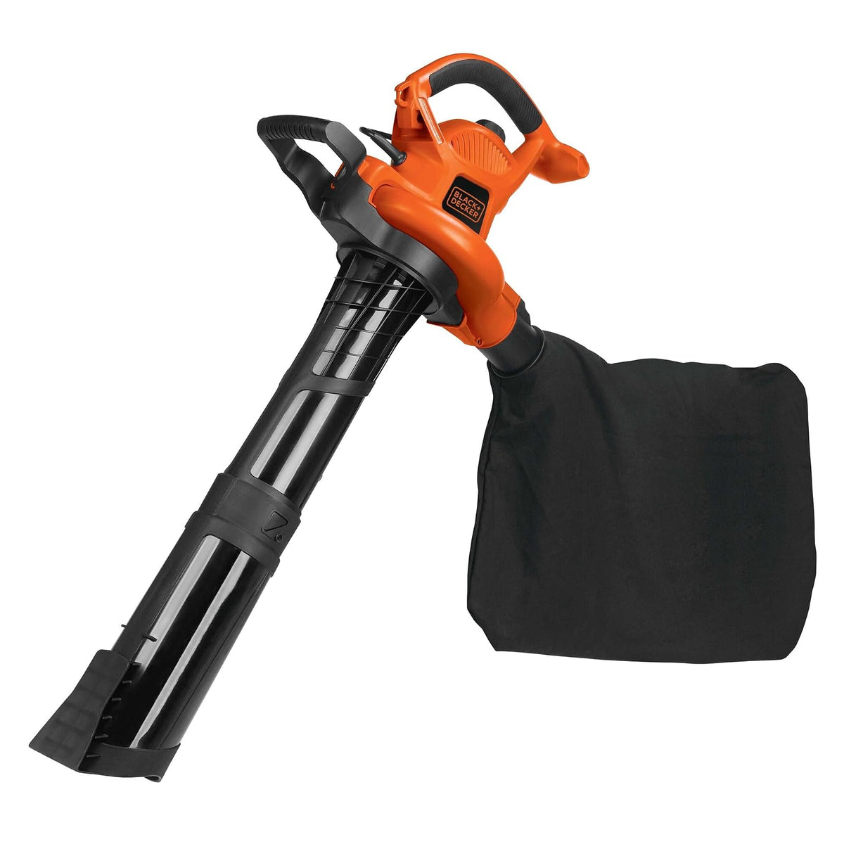 Black+Decker Soplador de Hojas y aspiradora de Hojas, 3 en 1, 12 amperios, 250 mph, 400 CFM (BV6000)