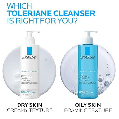 La Roche-Posay - Limpiador espumoso purificante Toleriane, 13.52 onzas líquidas Oz.