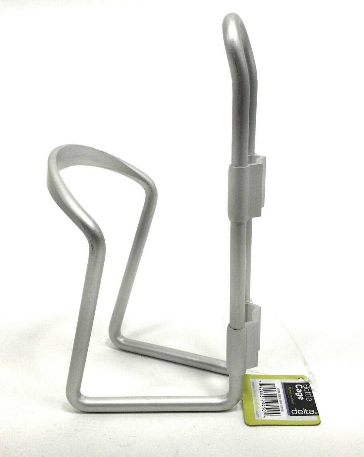 Delta Alloy Bottle Cage, Silver