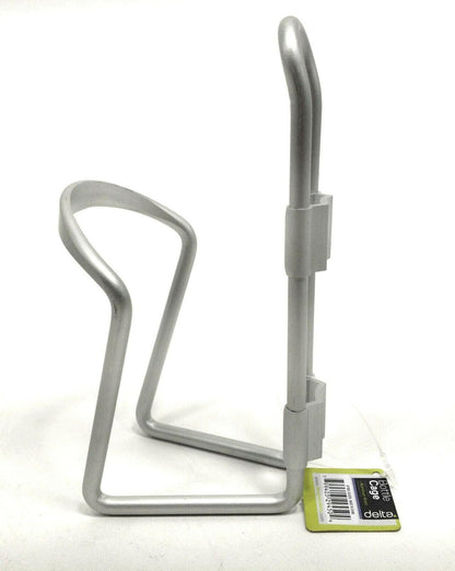 Delta Alloy Bottle Cage, Silver