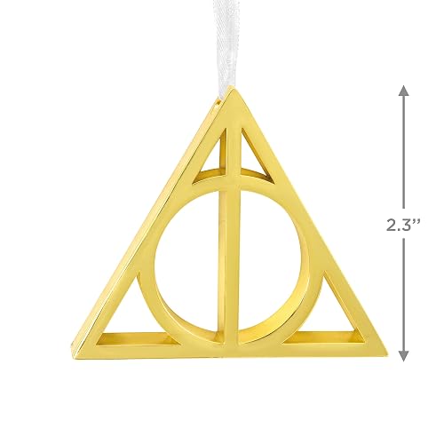 Hallmark Harry Potter - Adorno navideño con símbolo de Las Reliquias de la Muerte, Metal