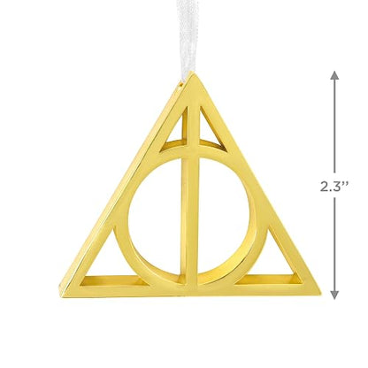Hallmark Harry Potter - Adorno navideño con símbolo de Las Reliquias de la Muerte, Metal