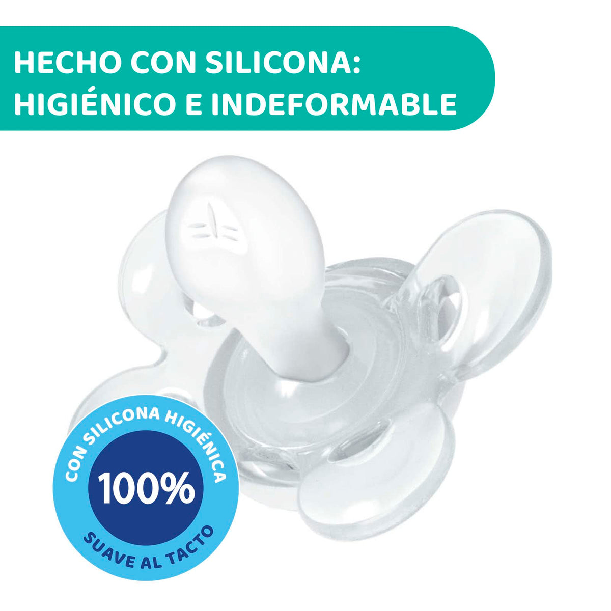 CHICCO, Set de Chupón para Bebé PhysioForma Comfort, 6 a 16 meses, Color Rosa