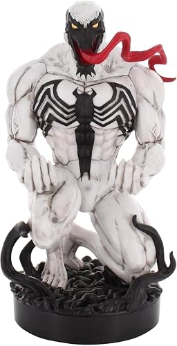 Exquisito Juego: Marvel: Anti-Venom - Driver Original y Soporte para teléfono de Cable Guys, Soporte de Dispositivo Coleccionable, Figura Oficial