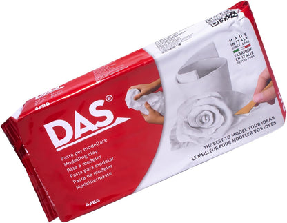 Prang DAS Pasta para modelar, endurece al aire, 997 g, Blanco, 2.2 lb
