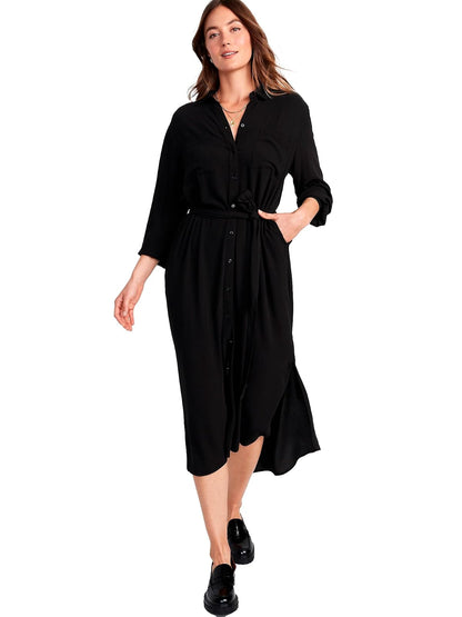 Old Navy Vestido Mujer, Negro, Grande