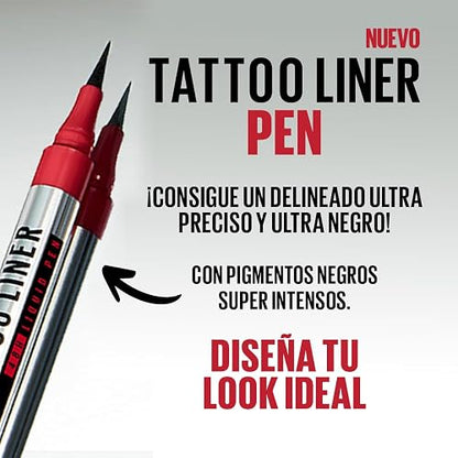 Maybelline Tattoo Liner Delineador de Ojos Larga Duración 48H Color Negro