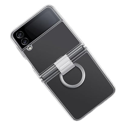 Samsung Galaxy Flip 4 Clear Cover with Ring Transparente