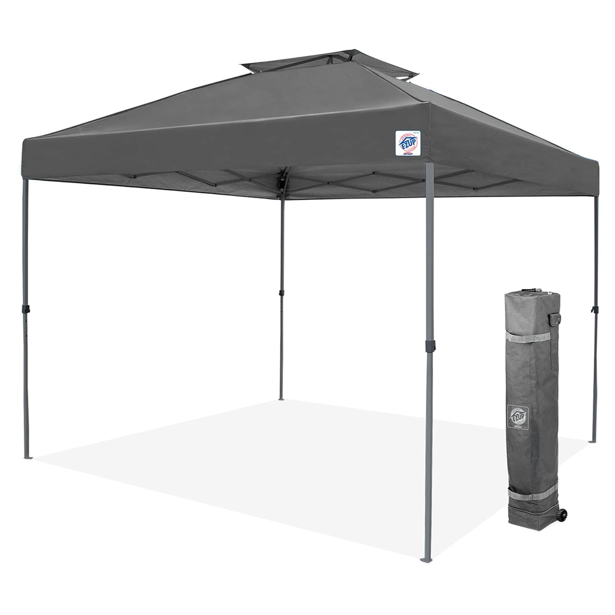 E-Z UP Patriot One-UP Technology - Refugio ventilado, 10 x 10 pies