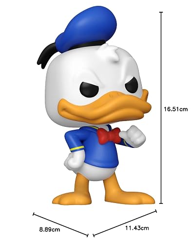 Funko Pop! Disney: Mickey and Friends - Donald Duck | Mercancía Oficial de Cartoon/Animation - Figura de Vinilo Coleccionable para Decoración - Regalo de Cumpleaños para Fans