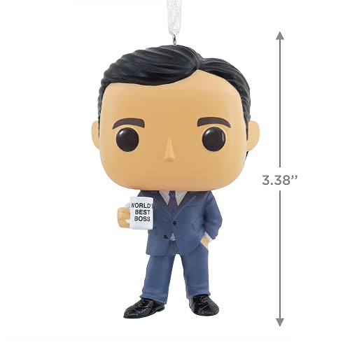 Hallmark The Office Michael Scott Funko Pop! Adorno navideño de Resina