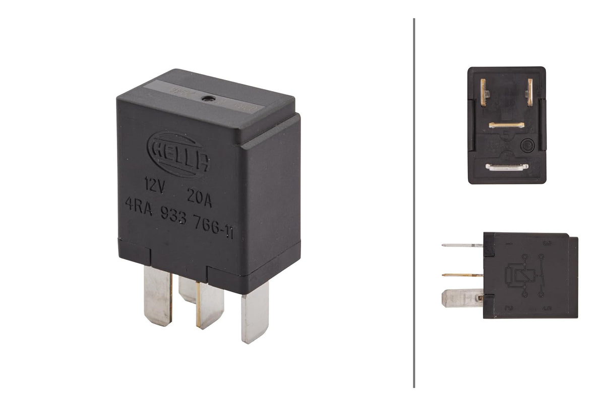 HELLA 933766111 Micro relé 12V 20A SPST RES