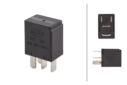 HELLA 933766111 Micro relé 12V 20A SPST RES