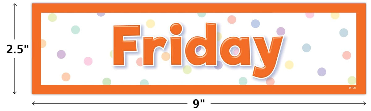 Teacher Created Resources coloridos días magnéticos de la semana