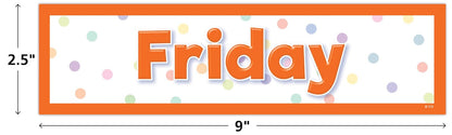 Teacher Created Resources coloridos días magnéticos de la semana