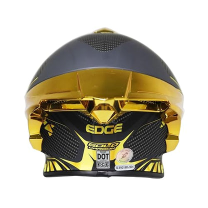 Casco para Moto Integral Shanghai - Casco Motocicleta Marca Edge - Visor Doble ANTIVAHO - Cascos para Motos Certificados Dot Moto - Accesorios para Moto Motocross