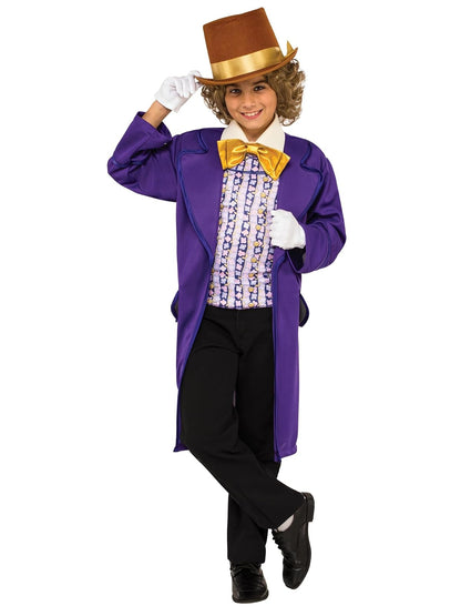 Willy Wonka and the Chocolate Factory: Willy Wonka Disfraz para niños por Rubies, talla M