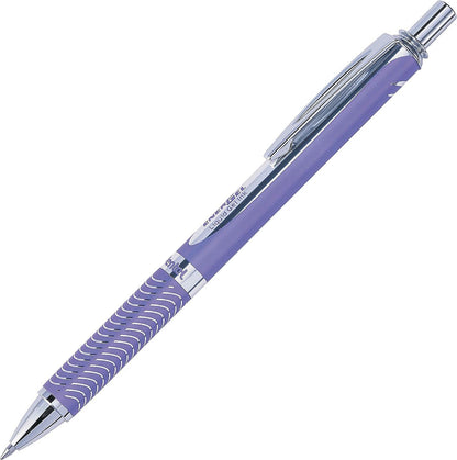 Pentel EnerGel Alloy RT líquido Premium bolígrafo de Gel, 0.7 mm, Púrpura