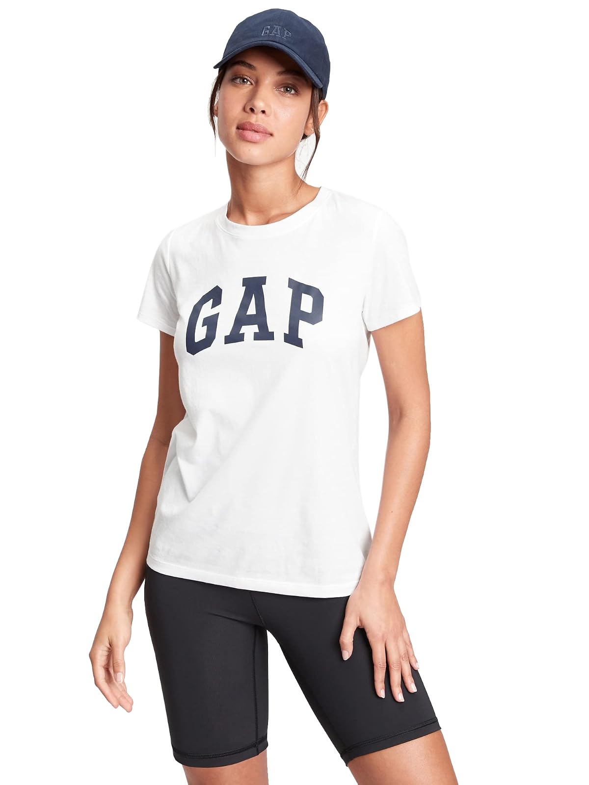 Gap Playera Classic Logo Mujer - CH - Blanco