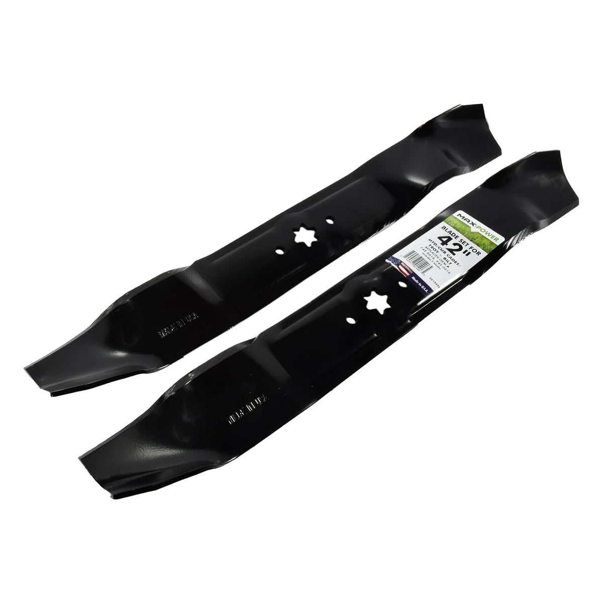 MaxPower 561532 2-Blade Mulching Set for 42 Inch Cut MTD/Cub Cadet/Troy-Bilt Replaces 742-04126, 742-0616, 742-0616A, 942-04126, 942-0616A, 942-0616