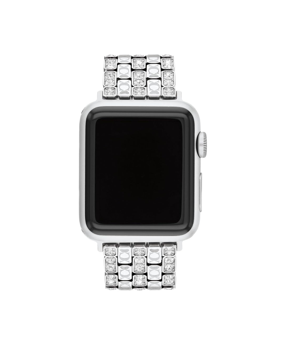 COACH Correa para Apple Watch, compatible con Apple Watch de 38 mm, 40 mm, 41 mm, correa intercambiable, diseño de vidrio para un aspecto deslumbrante, personaliza tu estilo