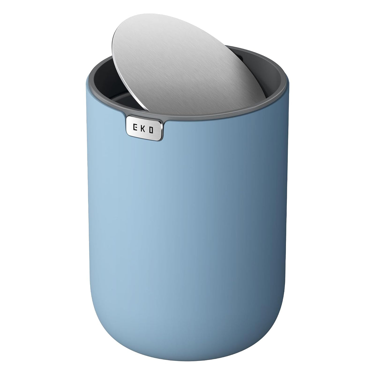 EKO Fandy Mini Basurero Acero Inoxidable 2.2 L Azul - Azul - 2.2 Liters