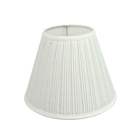 Aspen Creative 59101A Empire Uno - visualización de lámpara en blanco polvo, 5 pulgadas superior x 10 pulgadas inferior x 8 pulgadas de altura inclinada, deslizamiento UNO 33 mm