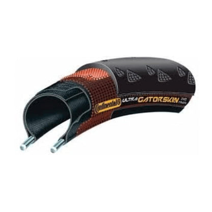 Continental Gatorskin Bike Tire - DuraSkin Puncture & Sidewall Protection, Road Bike Replacement Tire (23c, 25c, 28c, 32c)