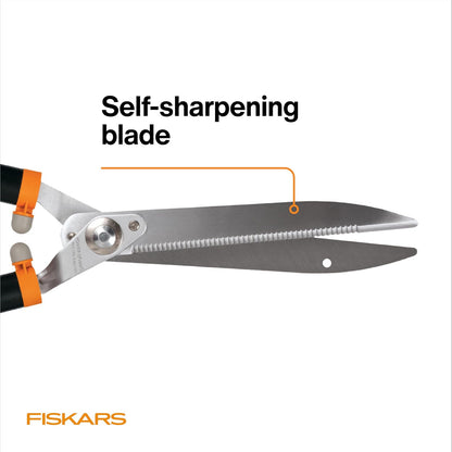 Fiskars 9181 - Tijeras para setos con mango de acero