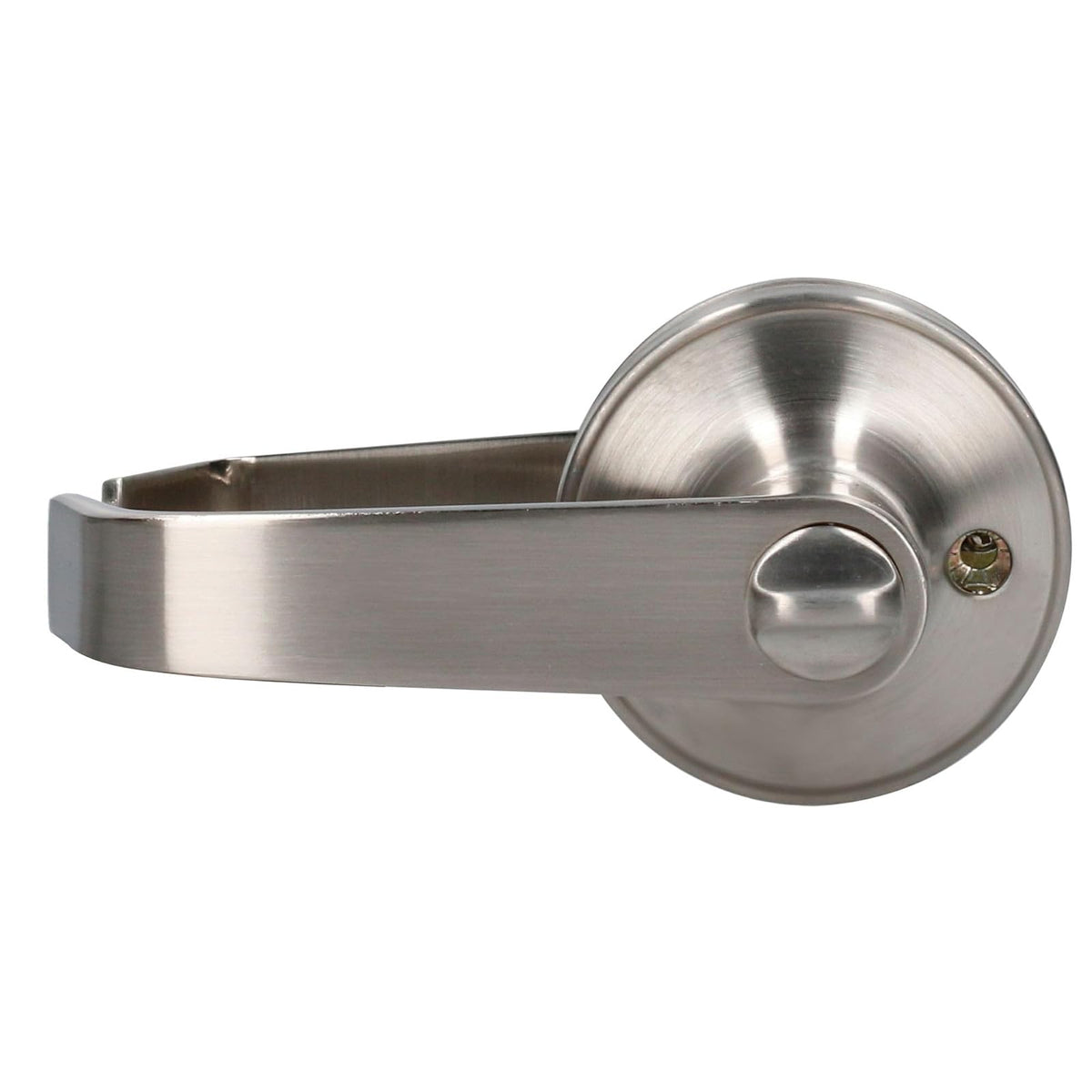 Lock 22MA Lock Manija tubular rect func recámara acabado níquel satina, color, pack of/paquete de 1