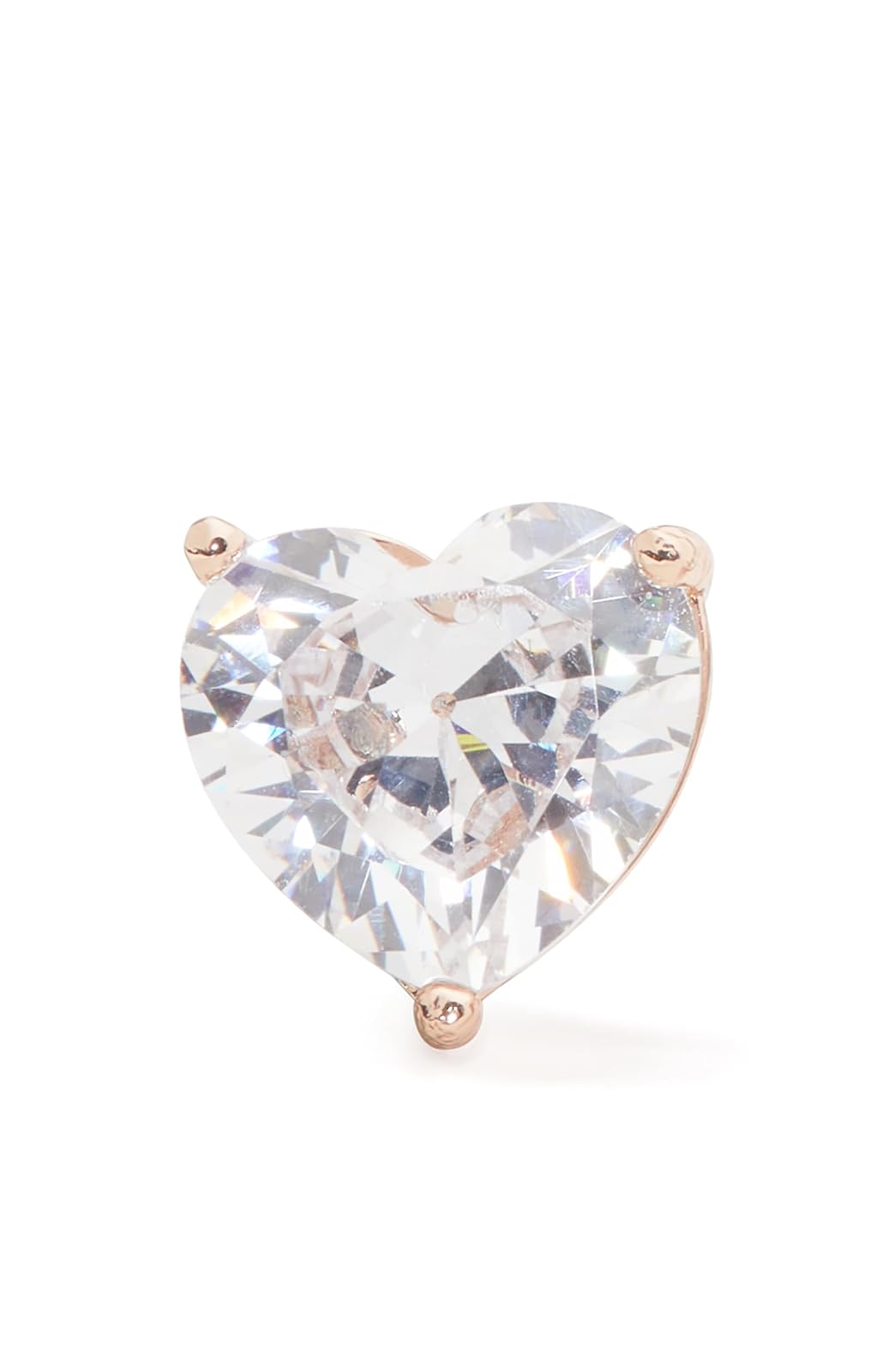 Kate Spade New York - arete de corazón con texto "My Love"