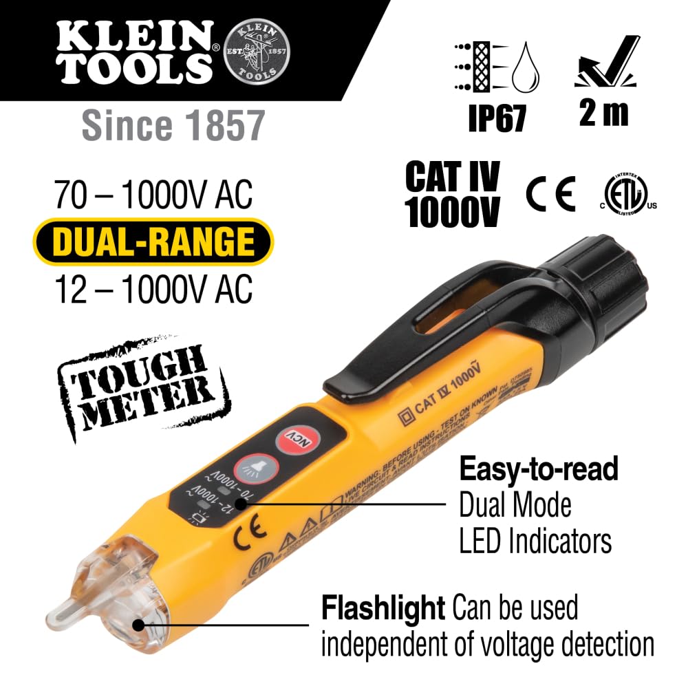 KLEIN TOOLS 69355 | Kit De Prueba Eléctrica | Multímetro | LCD